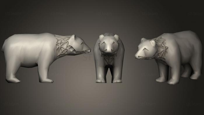 Статуэтки животных Параметрический медведь